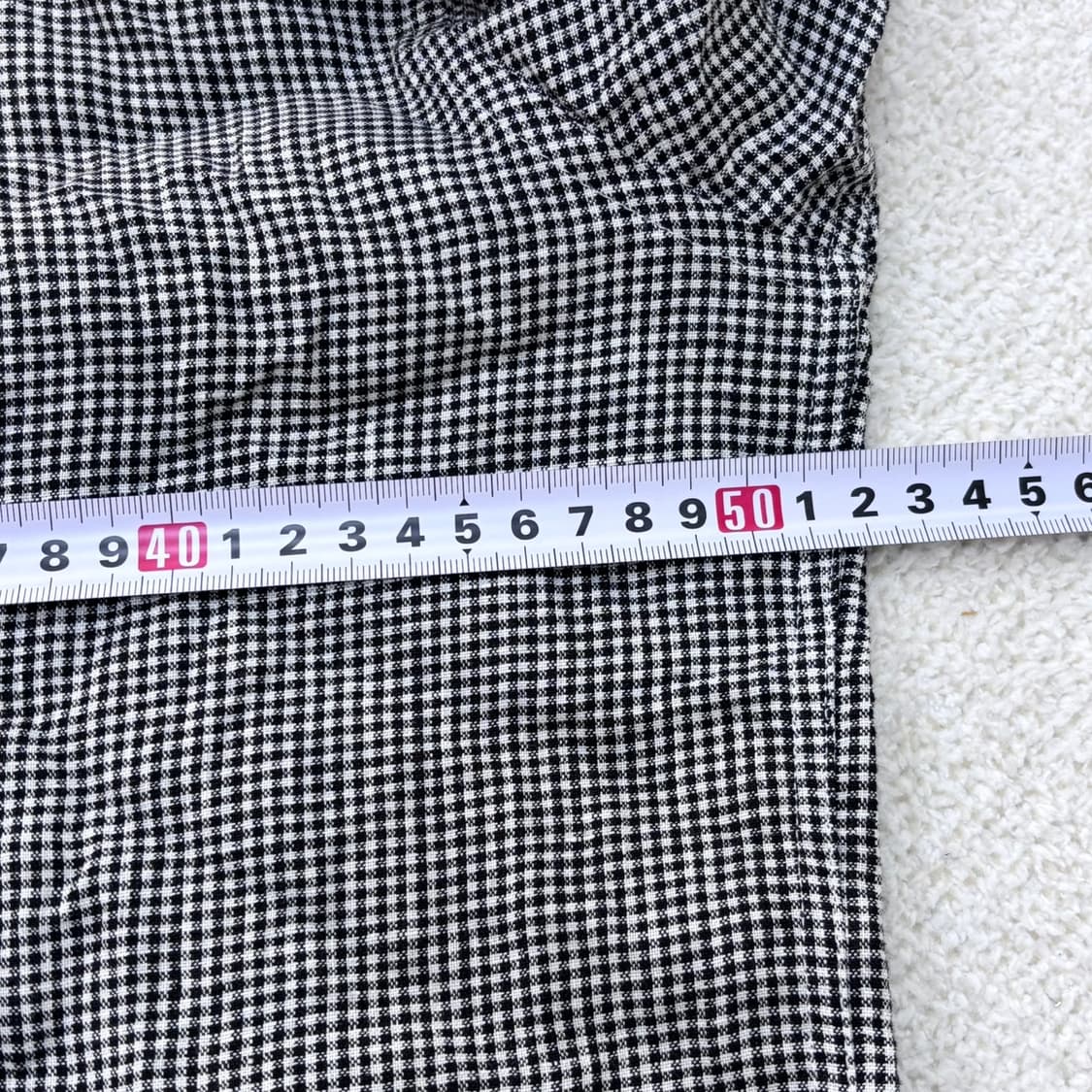 M 라코스테 남성 체크 린넨 셔츠 0310E 상품이미지6