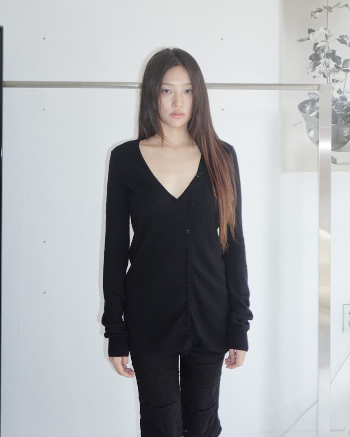 HELMUT LANG cashmere v-neck cardigan 상품이미지1