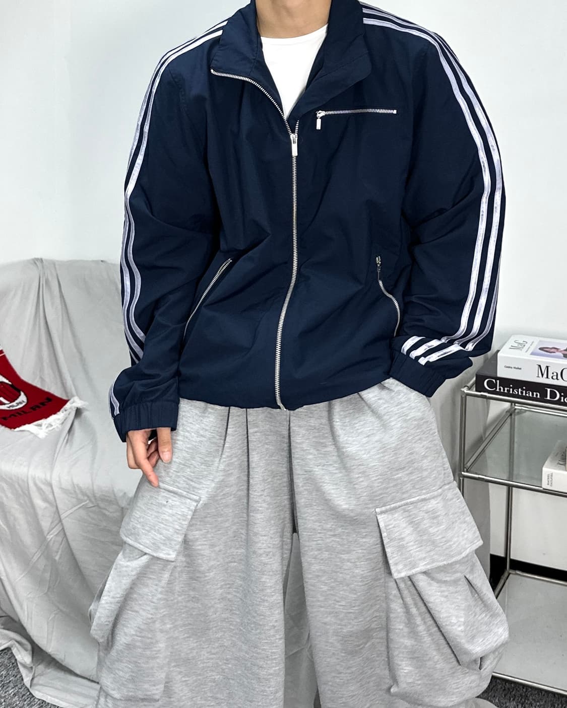 아디다스 00s 네이비 자켓 110 상품이미지2