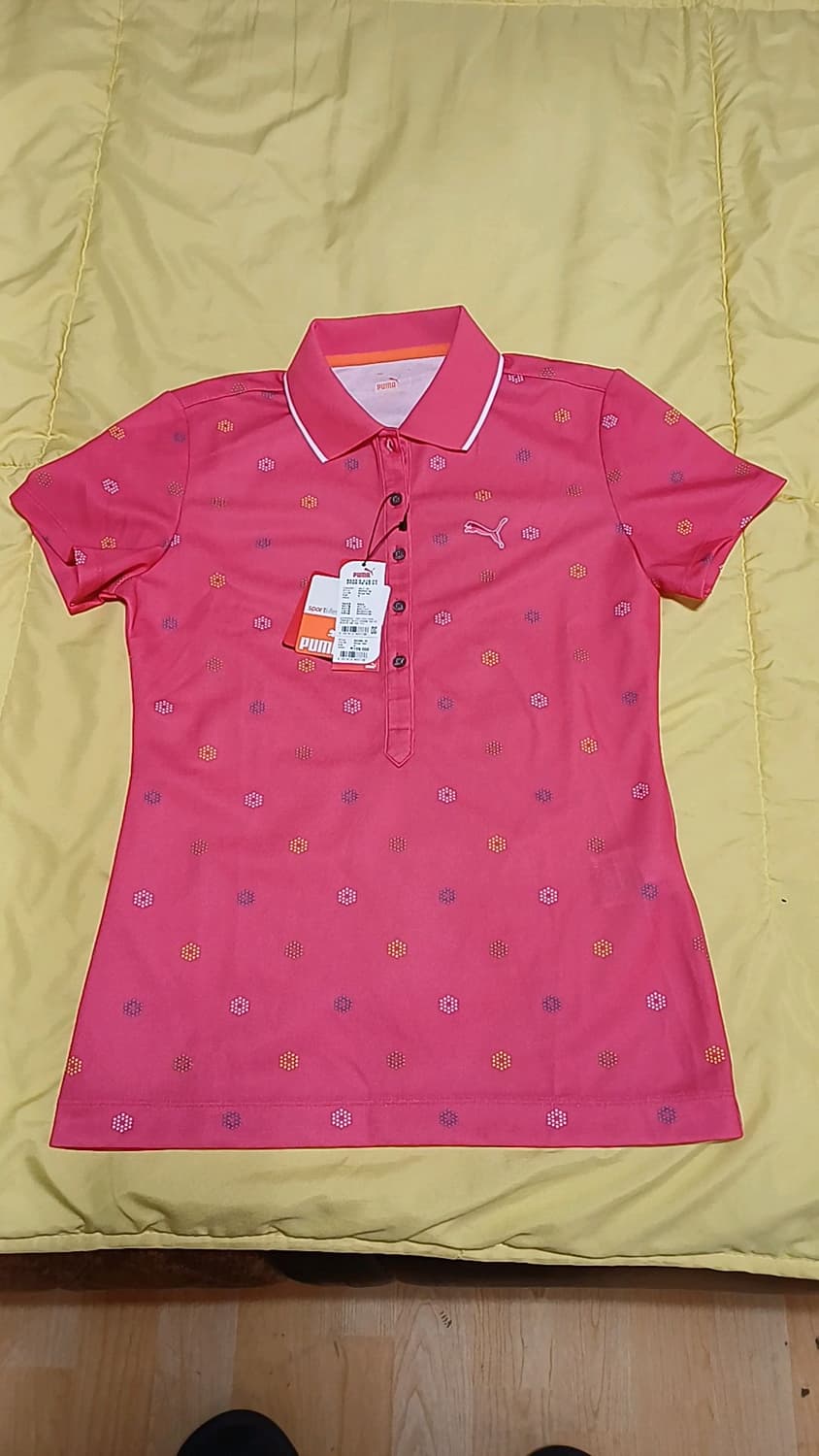 푸마골프 미사용 반팔 85 여성55 가슴43 기장60 상품이미지1