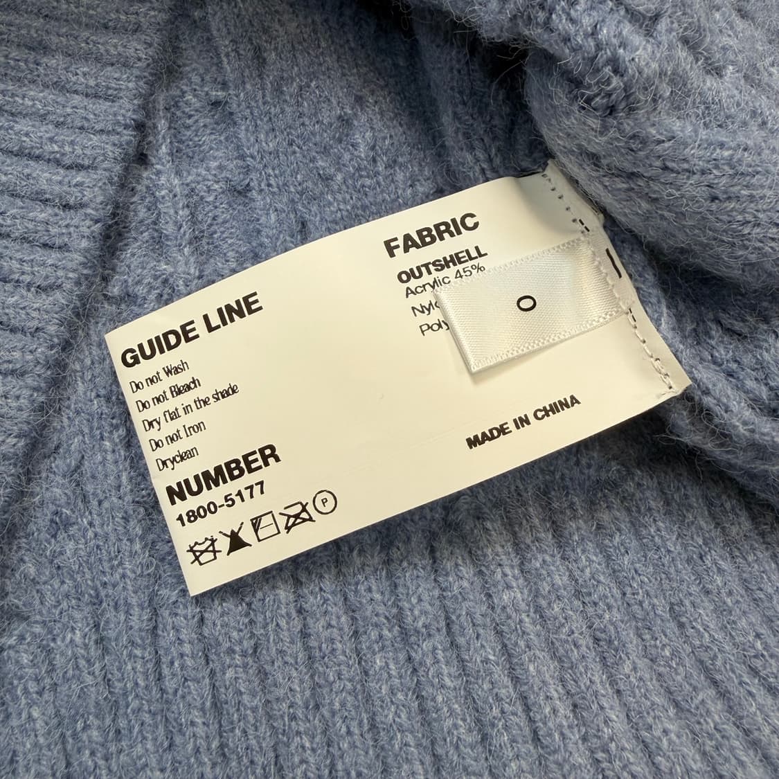 IDWS Dusky Day 아돈워너셀 케이블 프린트 니트  상품이미지4