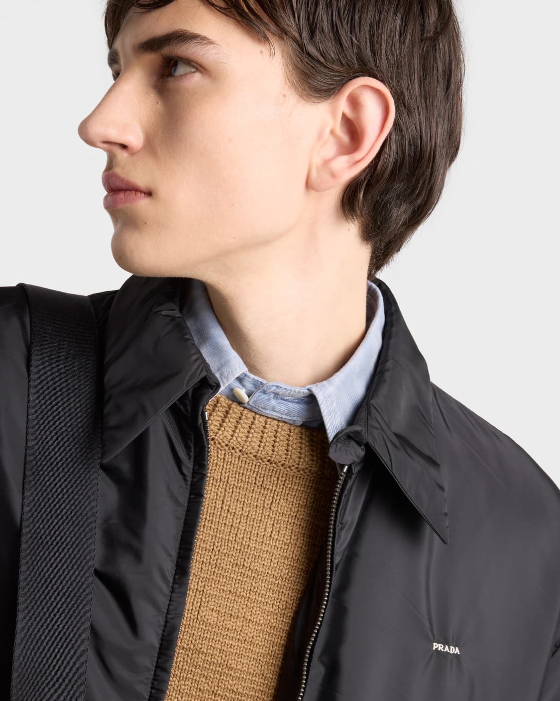 (새제품) 프라다 PRADA 리나일론 블루종 재킷 48 상품이미지3