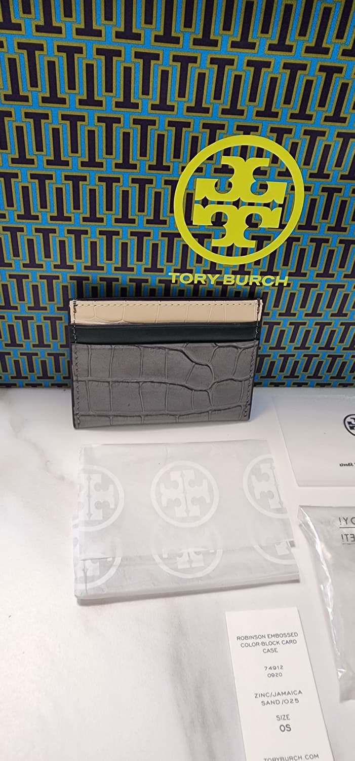 토리버치 로빈슨 엠보스드 카드지갑 새상품 상품이미지4