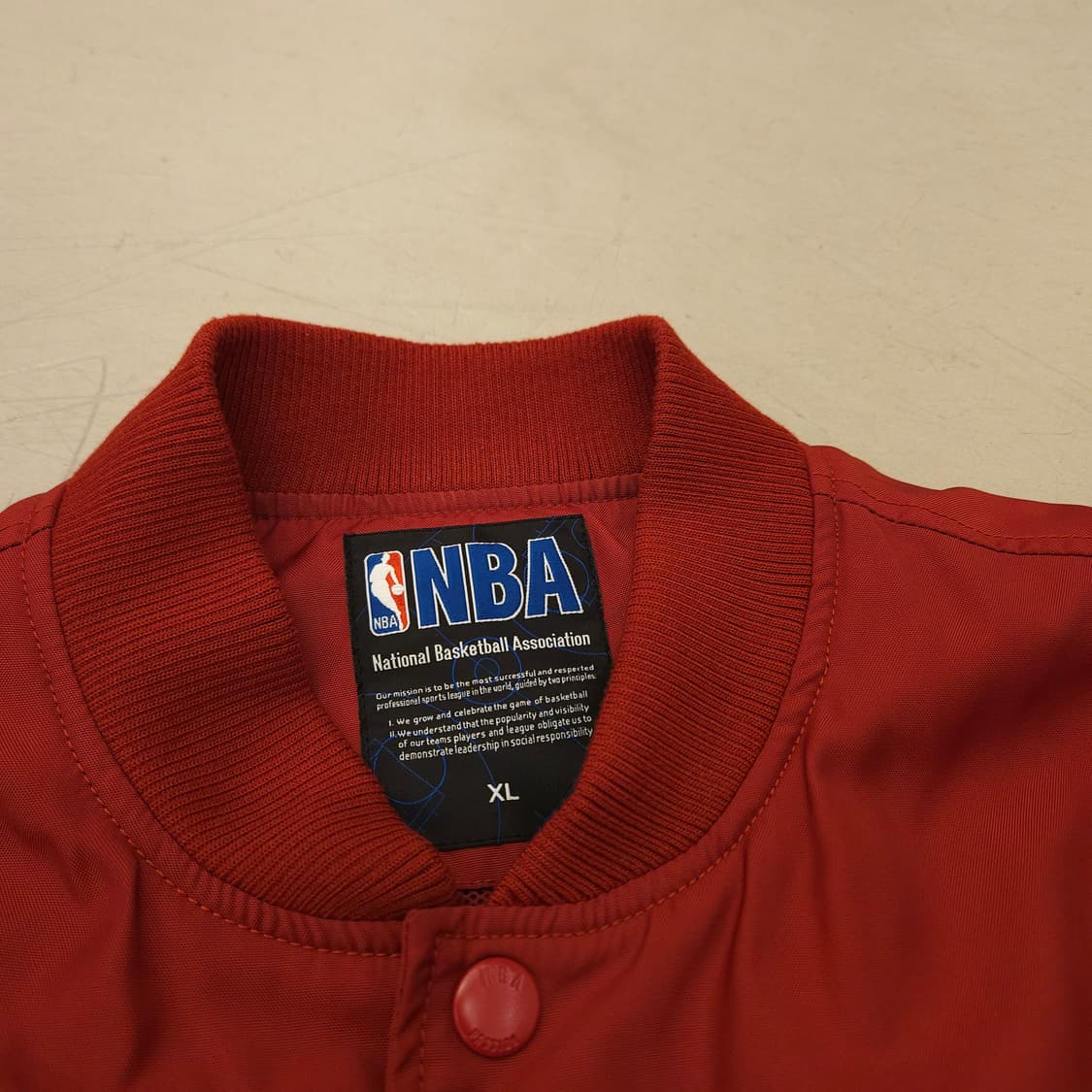 NBA 시카고 불스 빅로고 바시티 자켓 상품이미지4