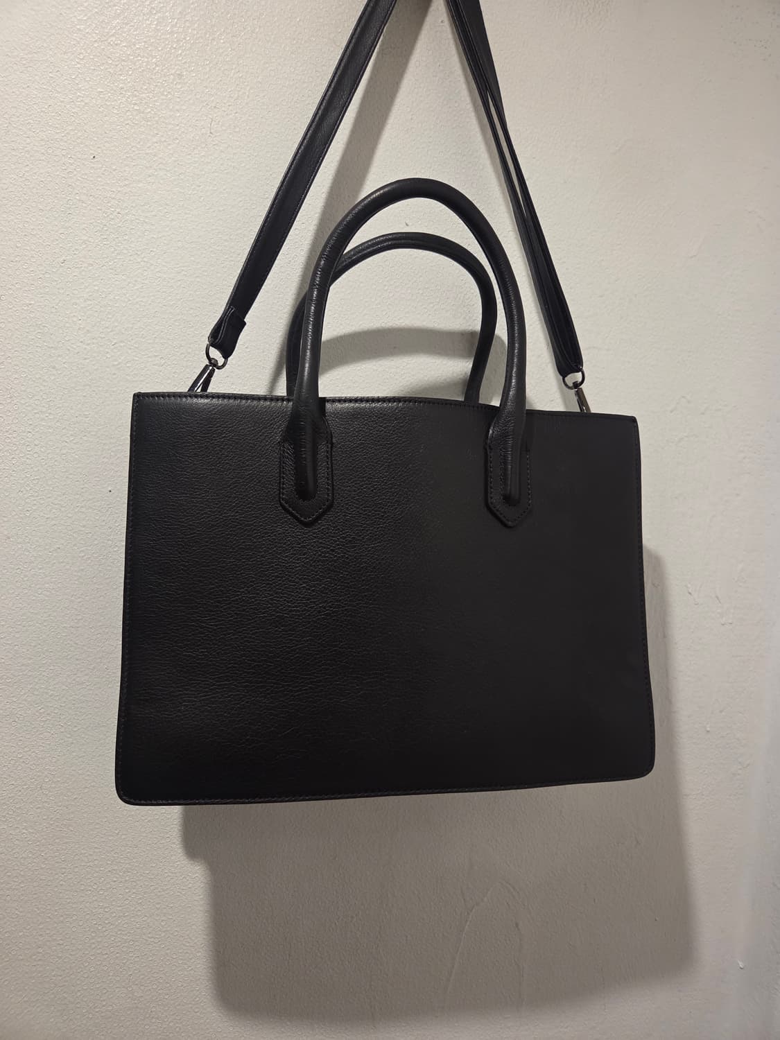 마시모두띠  블랙 소가죽 토트백  상품이미지2