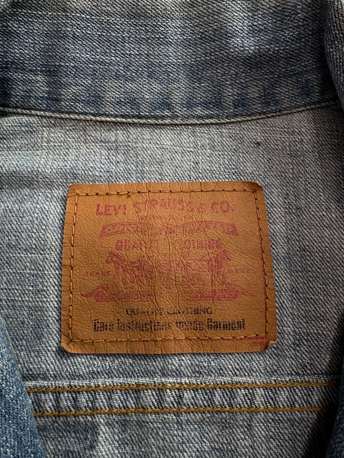 리바이스 USA 오리지널 투웨이 집업 데님 트러커 자켓 3851 상품이미지3