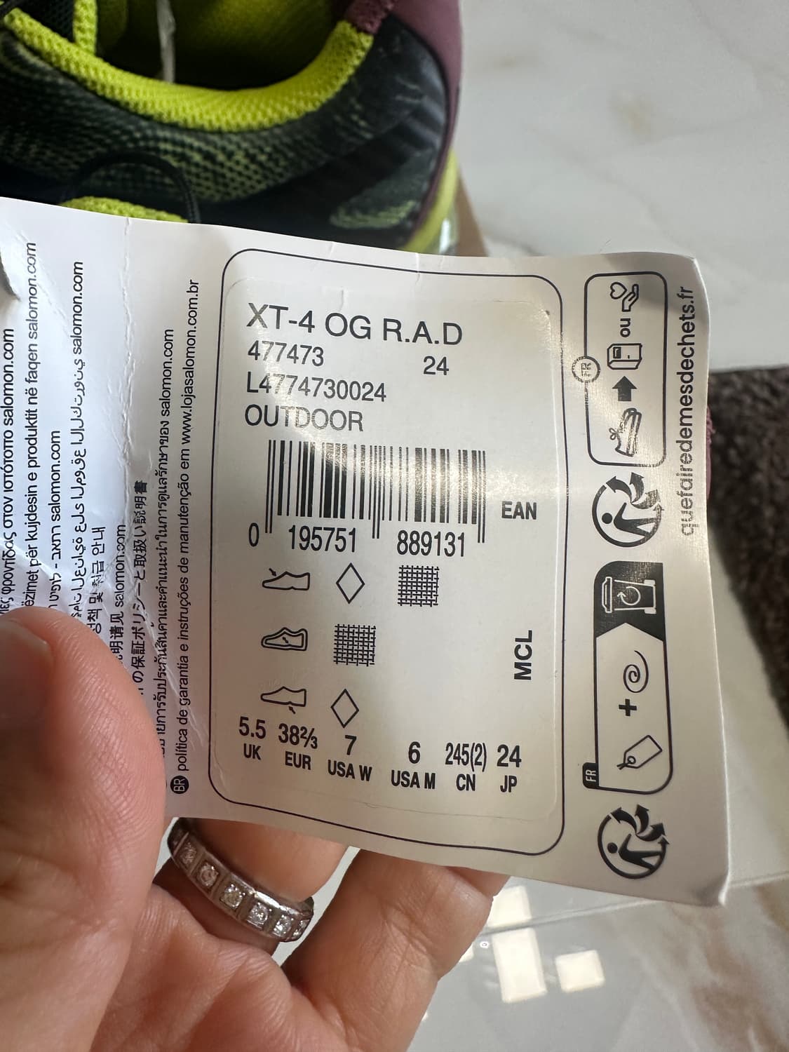 살로몬 xt-4 새제품 (235) 상품이미지3