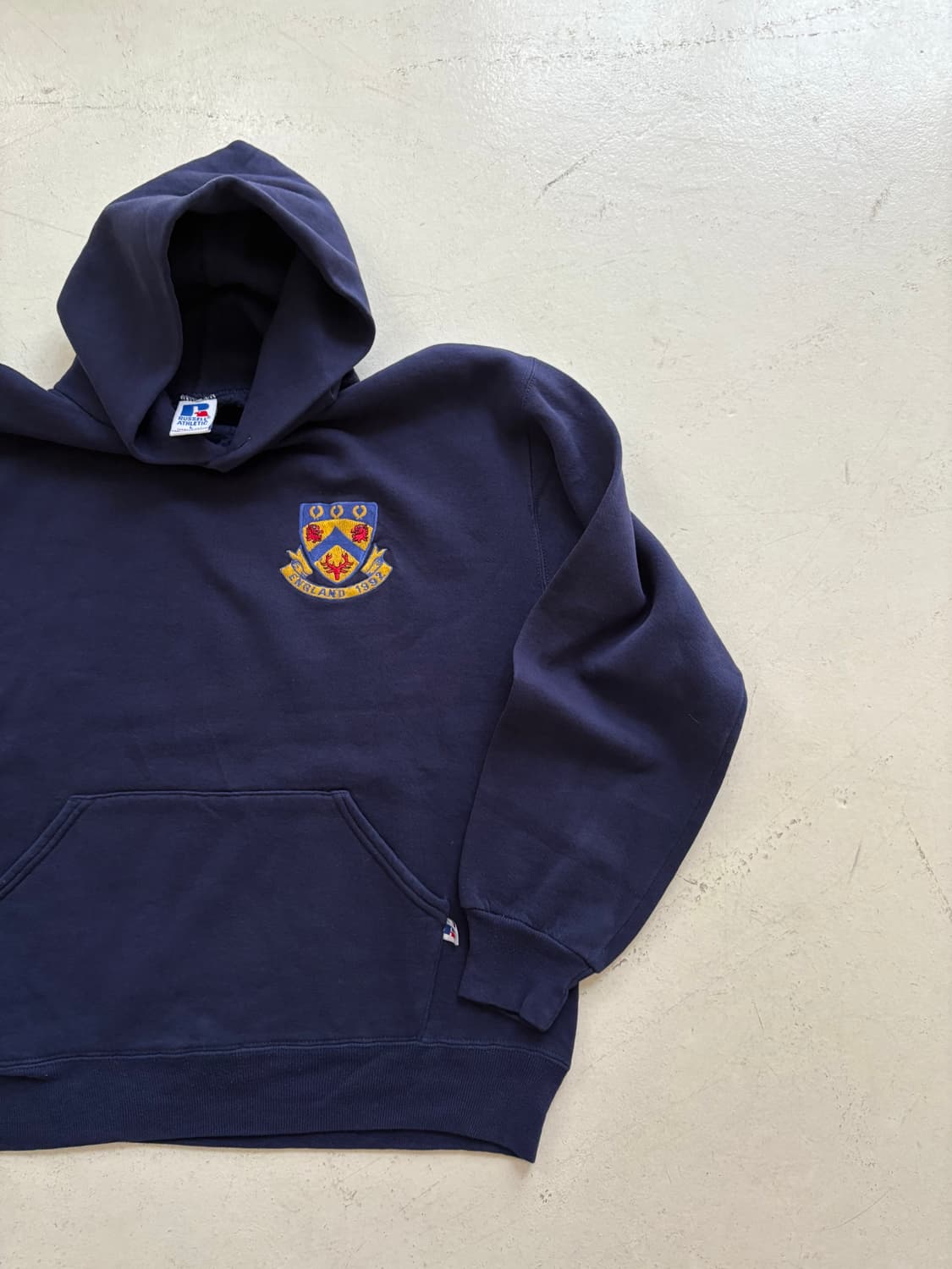 90' Russell USA Hoodie Sweatshirt.  상품이미지4