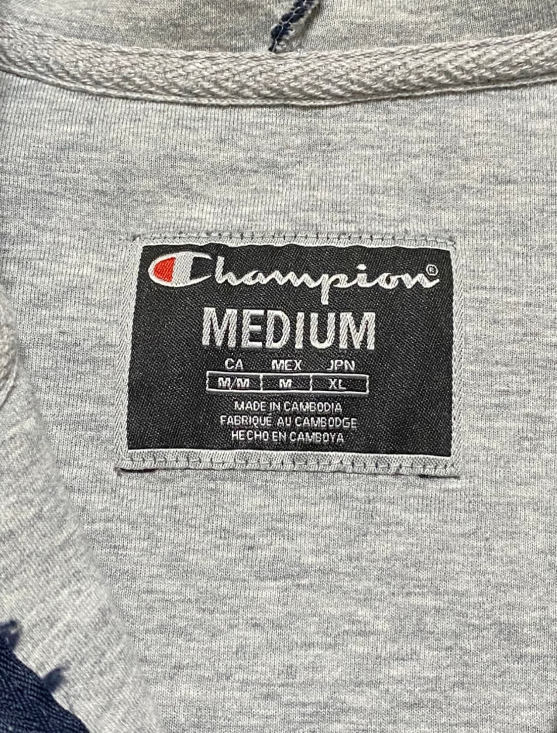 챔피온 양털 뽀글이 아노락 네이비 100 상품이미지8