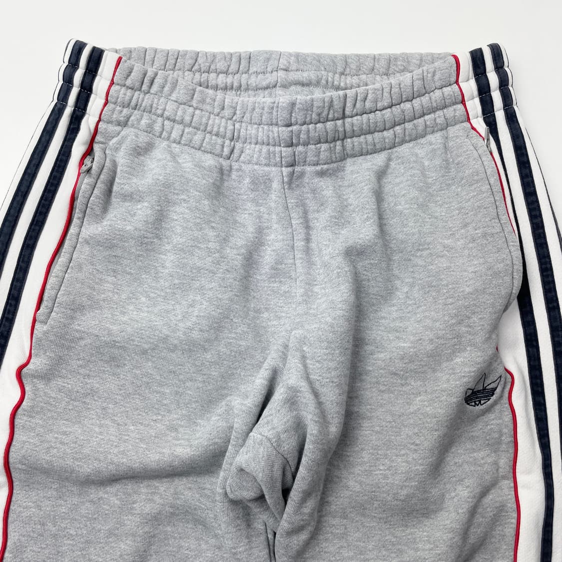 아디다스 면 삼선 트레이닝 바지 회색 2XL 상품이미지3