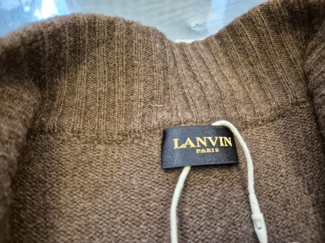 LANVIN 캐시미어 스웨이드 니트 짚업 상품이미지8