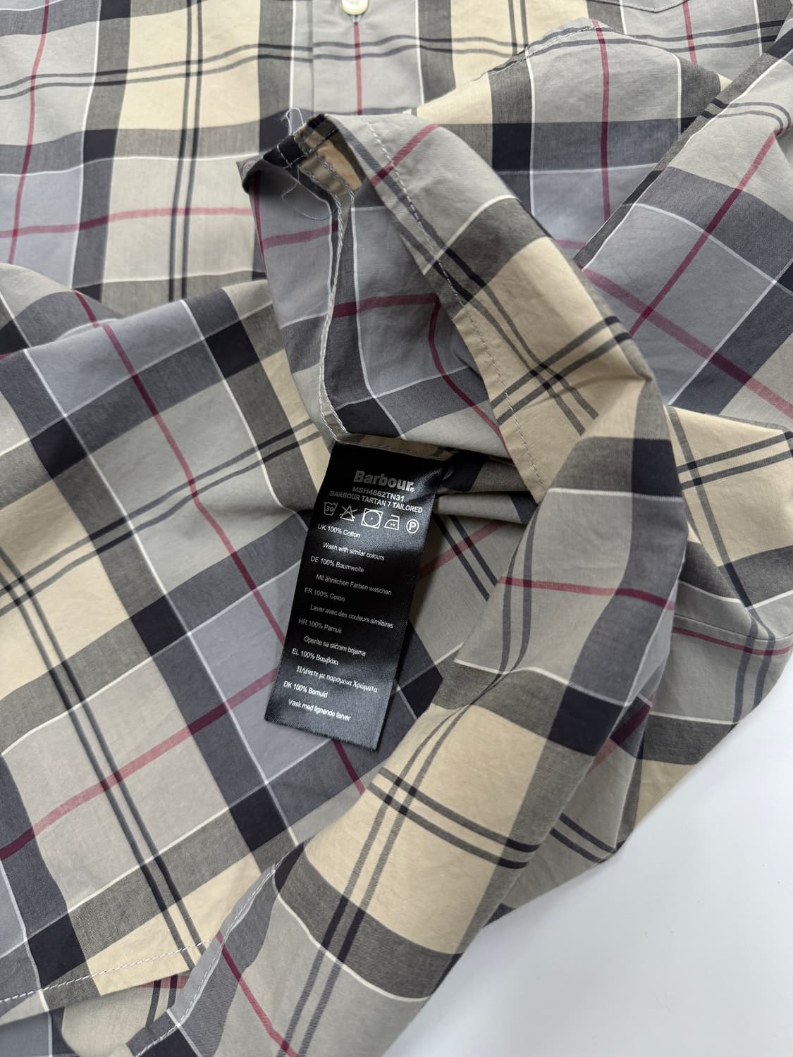 바버 클래식 타탄 셔츠 상품이미지4