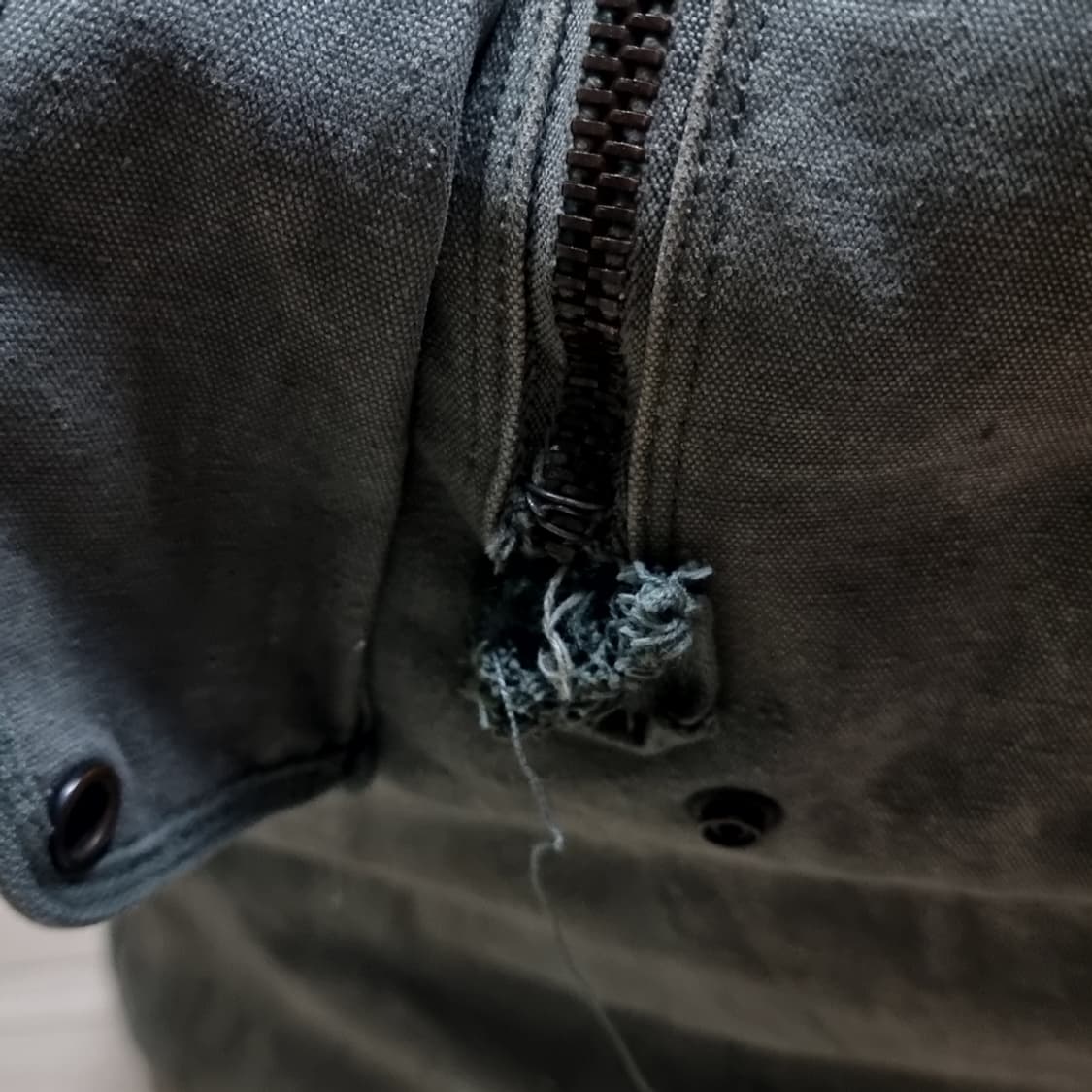 80~90s 밀리터리 미군 오리지널 공군 캔버스 키트백 상품이미지4