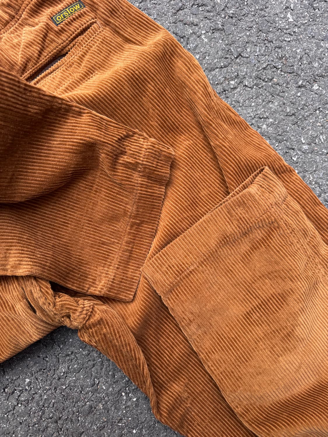 오어슬로우 밴딩 브라운 코듀로이 팬츠 상품이미지8