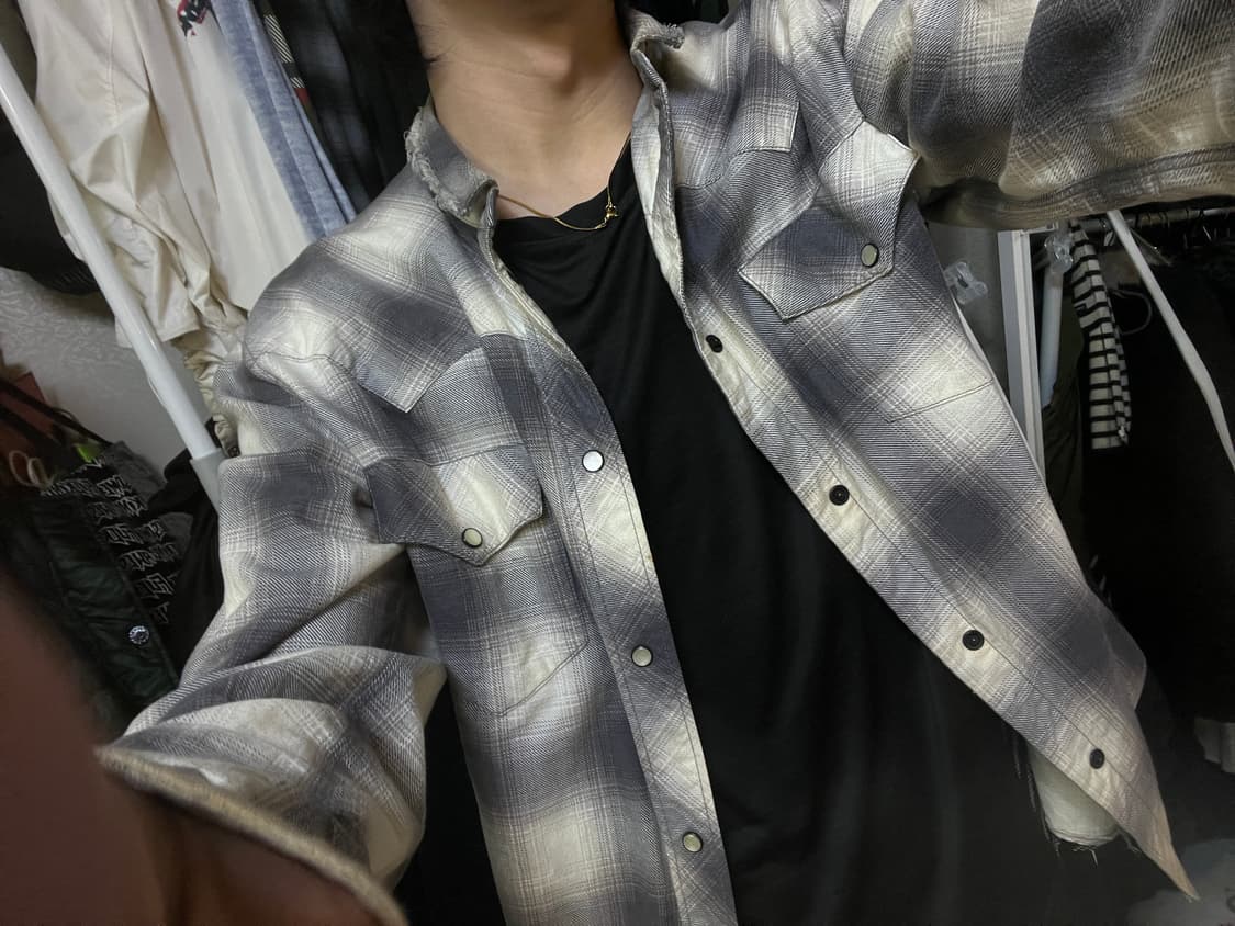 Number (N)ine check shirts (4) 상품이미지5