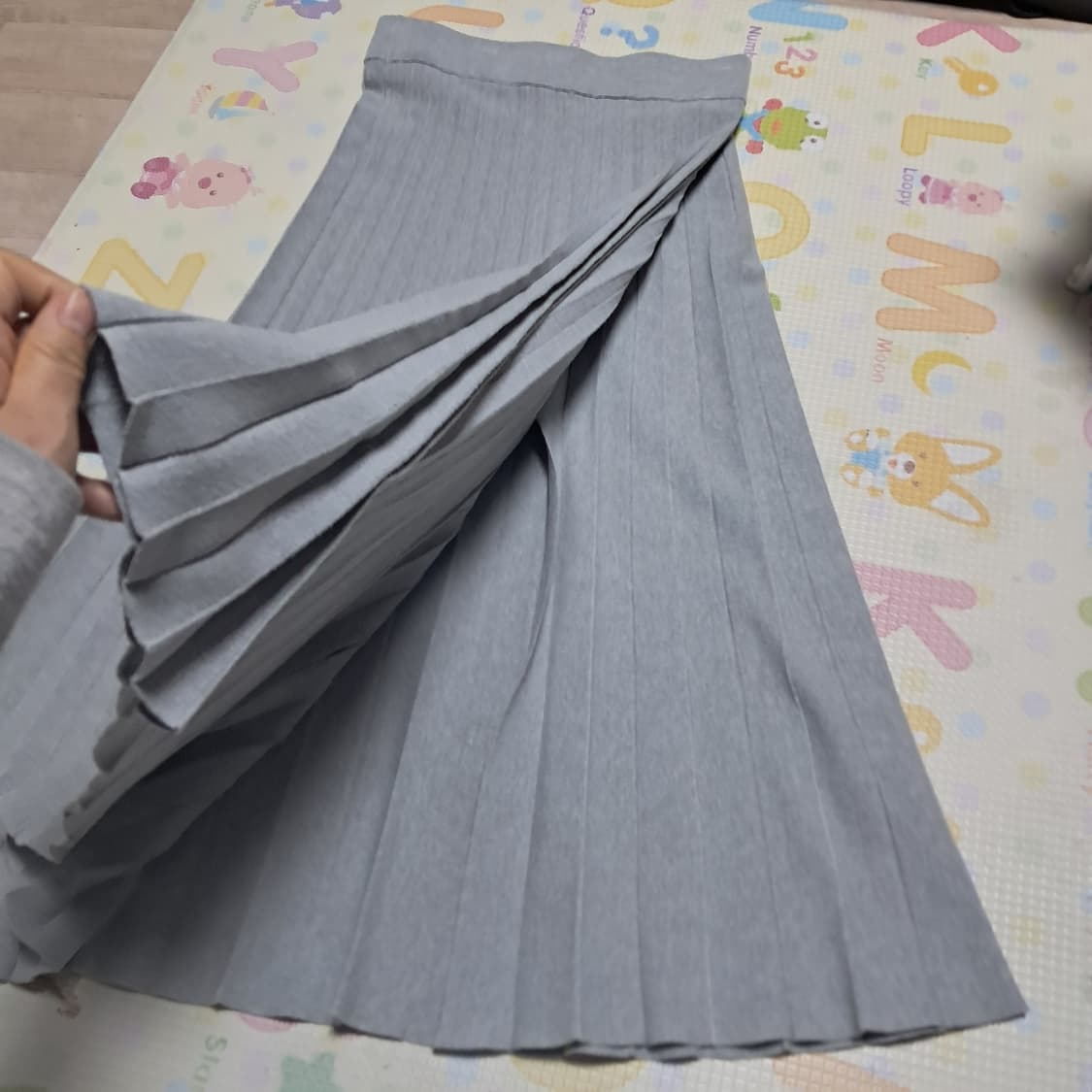 g studio 지스튜디오 니트 플리츠 롱 스커트 55 상품이미지7