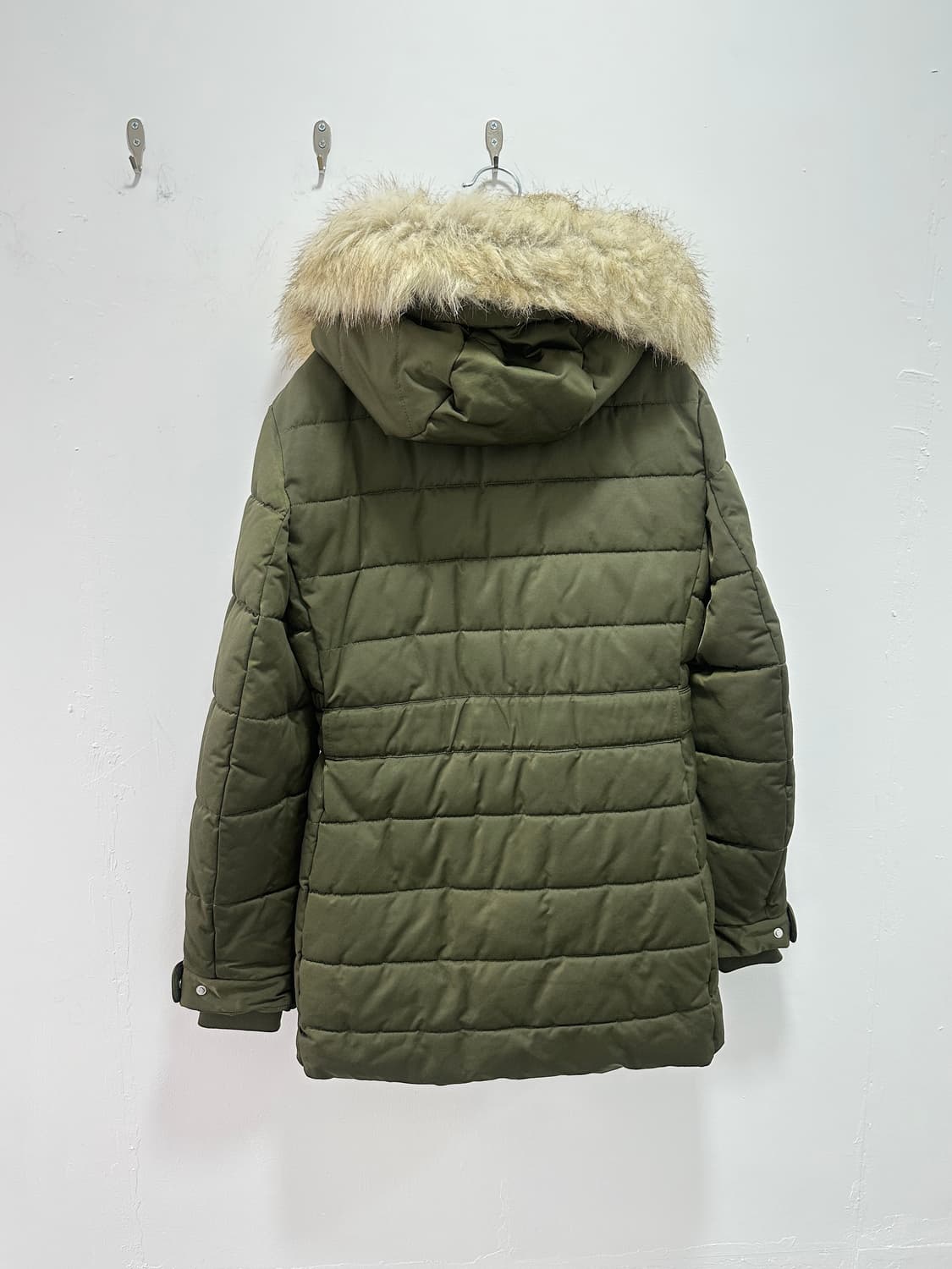 Zara khaki fur padding   상품이미지8