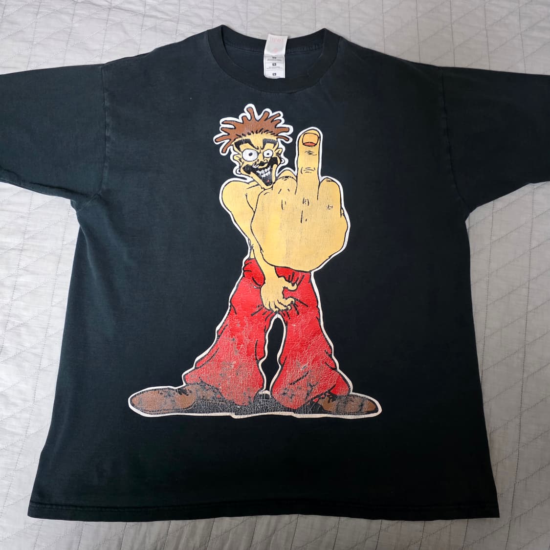 [XL] 90s ICP 미들핑거 빈티지 밴드티 랩티 ver. 숏 상품이미지1