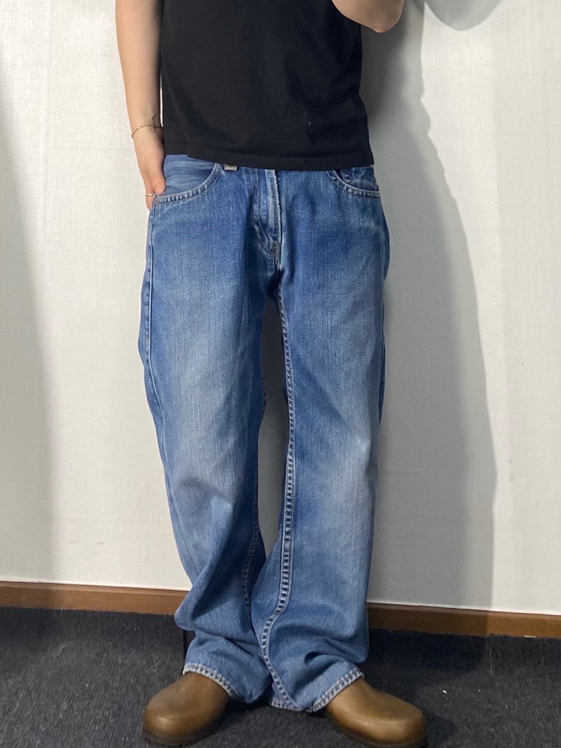 [30-31] 00s Levi's 리바이스 타입원 리얼루즈핏 데님팬츠 상품이미지8