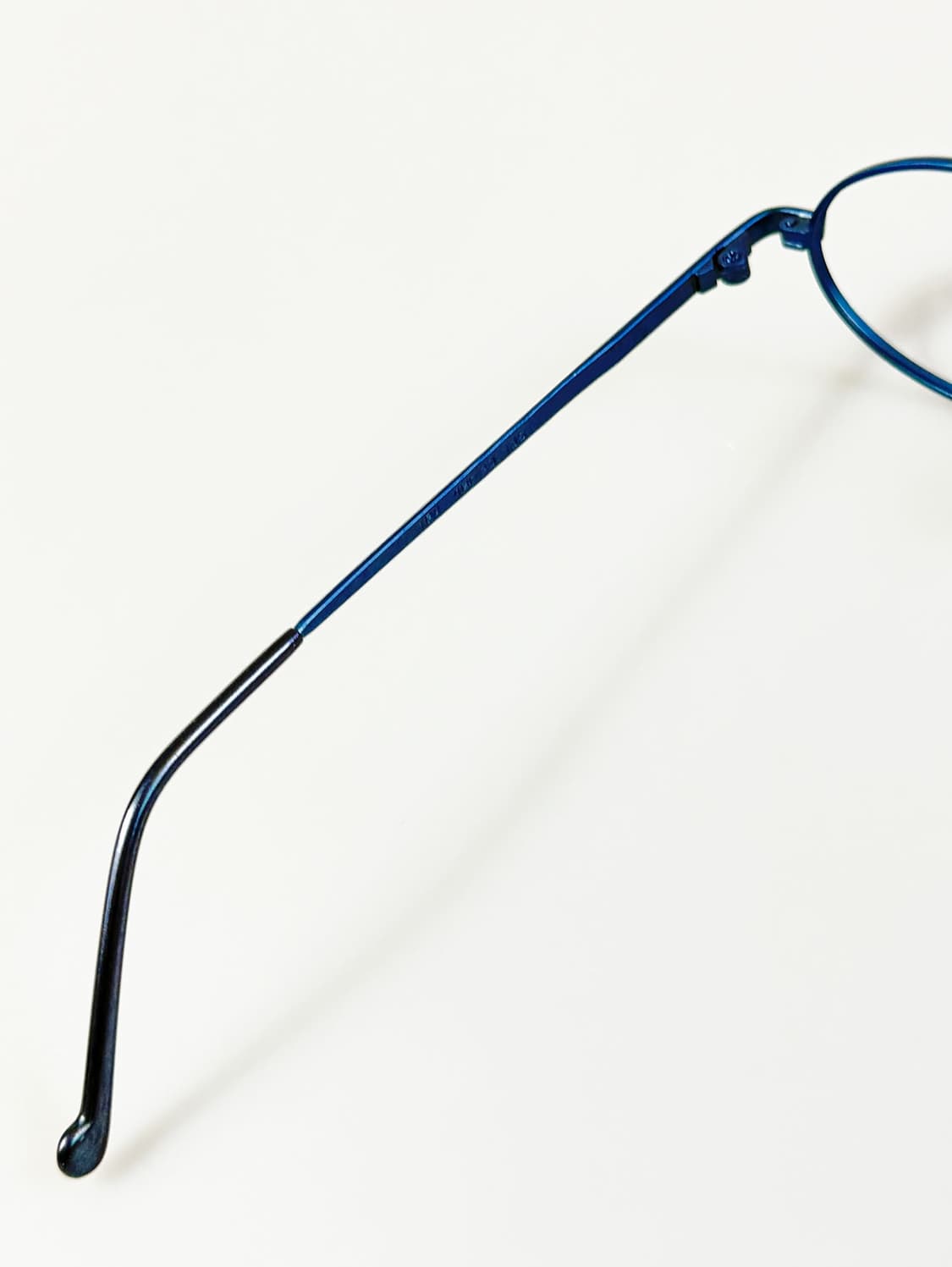 90s CLEOPATRA 블루 슬림 오벌 메탈 빈티지 안경 상품이미지7