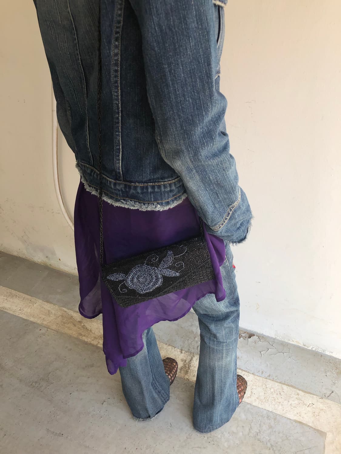 stud detail bootcut denim  상품이미지4