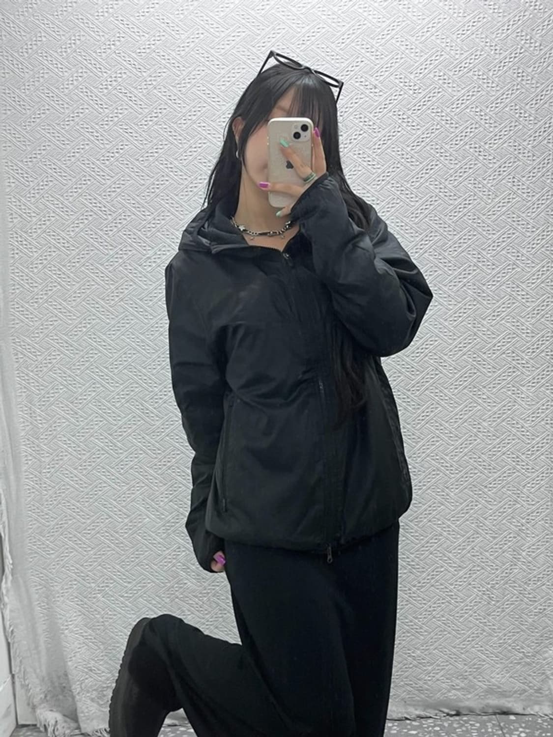 나이키 올드스쿨 빈티지 윈드브레이커 바람막이 자켓 L C07056 상품이미지1