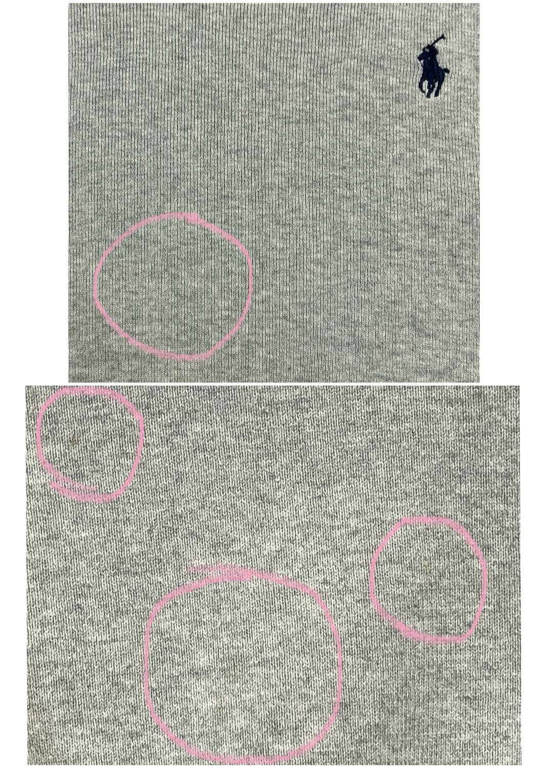 폴로 랄프로렌 브이넥 니트 그레이 XL #csz2769 상품이미지6