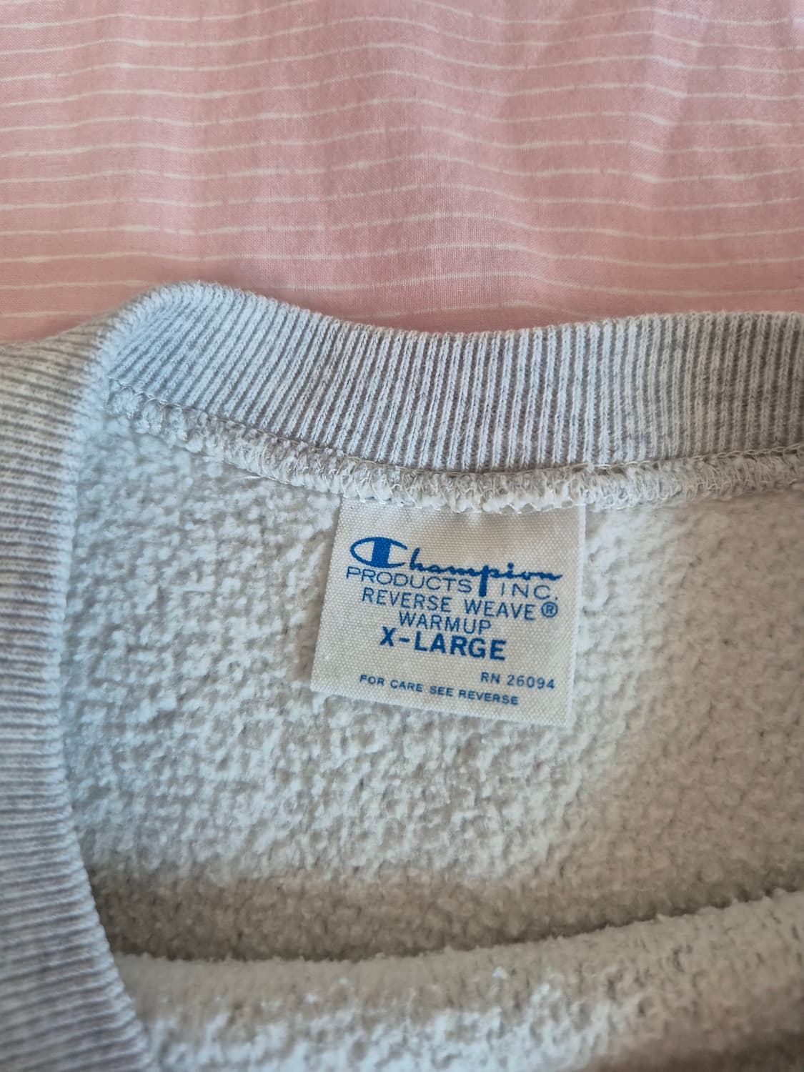 챔피온 블루택 재팬 스웻셔츠 XL 상품이미지2