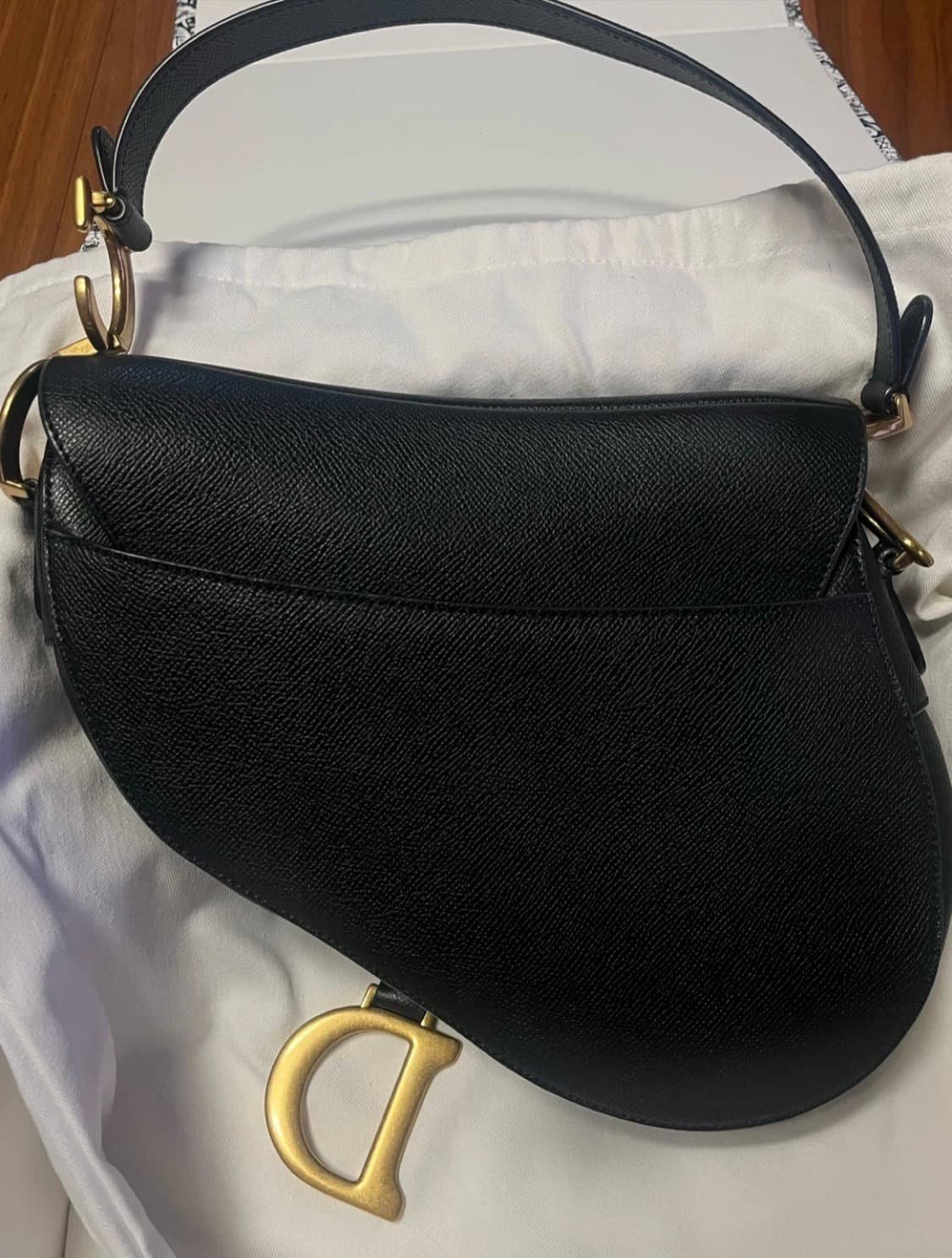 [Dior] 디올 새들백 미듐 블랙 상품이미지3