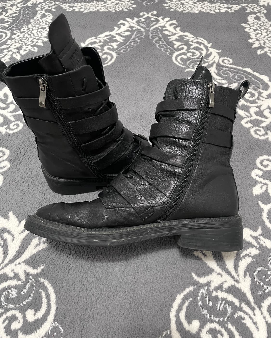 DKNY Multi-Strap Combat Boots 상품이미지1