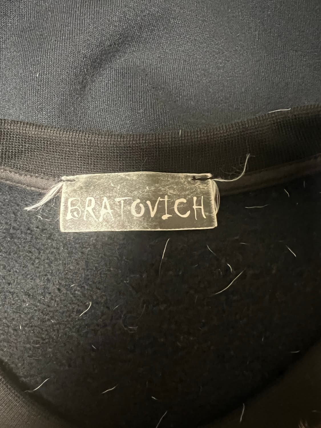 BRATOVICH 브라토비치 실크 염소가죽 헤어온 레더 탑 / 레오파드 상품이미지4