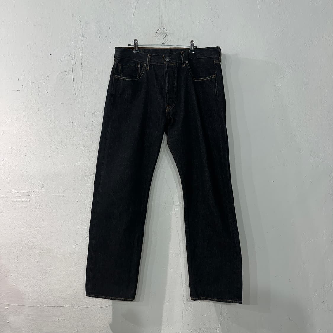 리바이스501 데님 흑청바지 34 상품이미지3