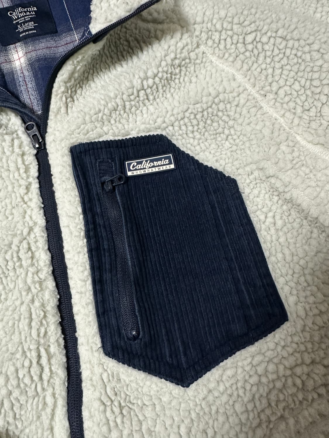 [XL] 후아유 테디 덤블 집업 양털 후리스 상품이미지3