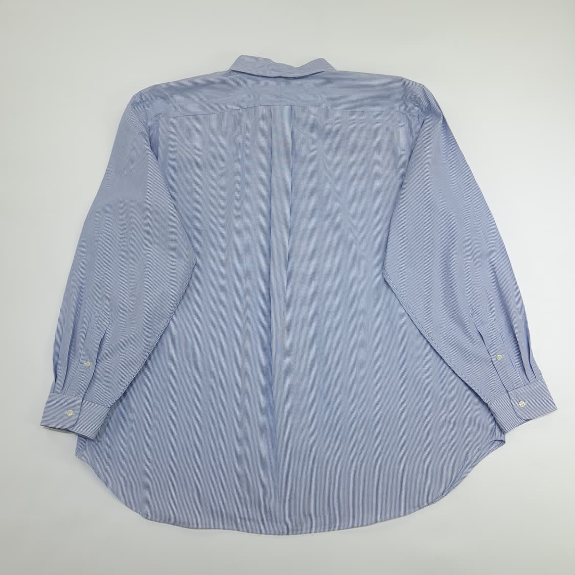 Co952 2XL Big 폴로 랄프로렌 라벤더 핀스트라이프 긴팔 셔츠 상품이미지7
