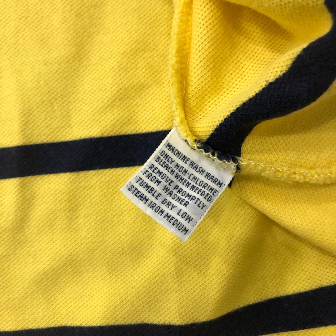 폴로 랄프로렌 옐로우 스트라이프 PK 카라 반팔 티셔츠 상품이미지4