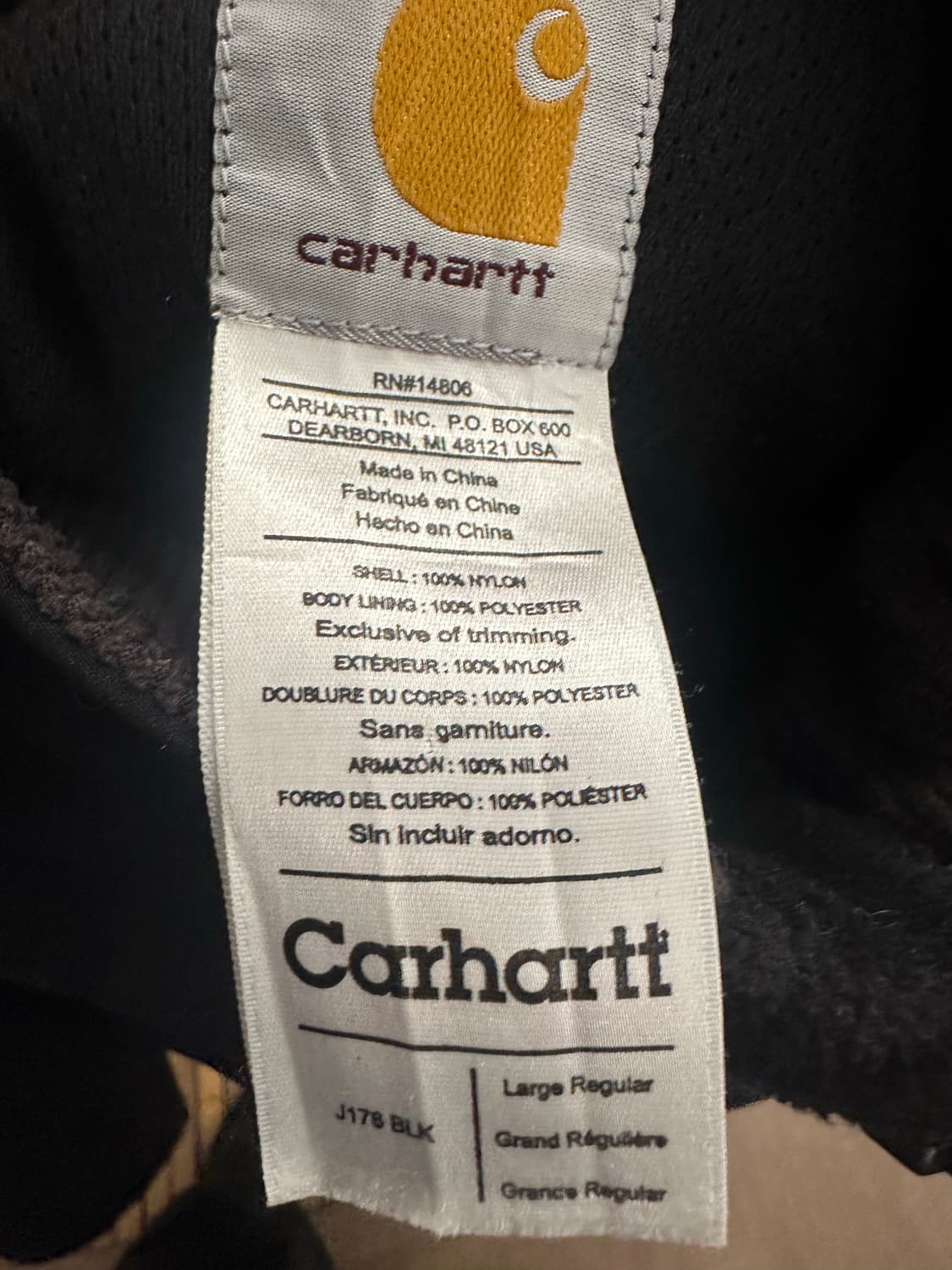 L)칼하트 소프트쉘 자켓 상품이미지3