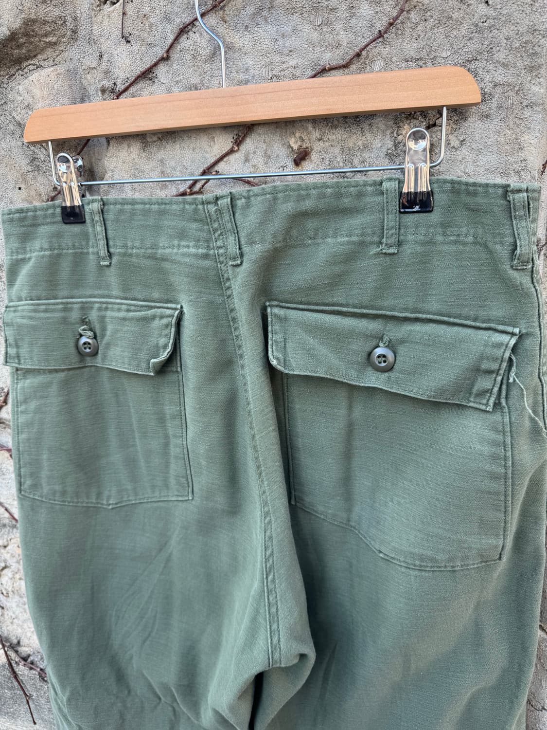 70s 미군 오리지널 og-107 퍼티그 팬츠 36 상품이미지4