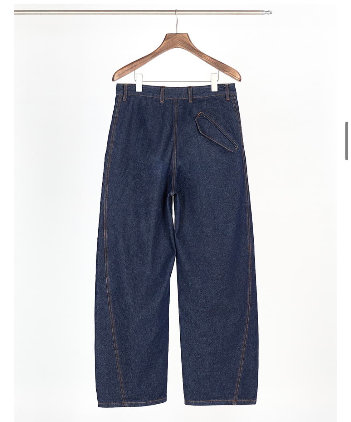 Aieul Curved Jeans _ Indigo (46 size) 상품이미지4