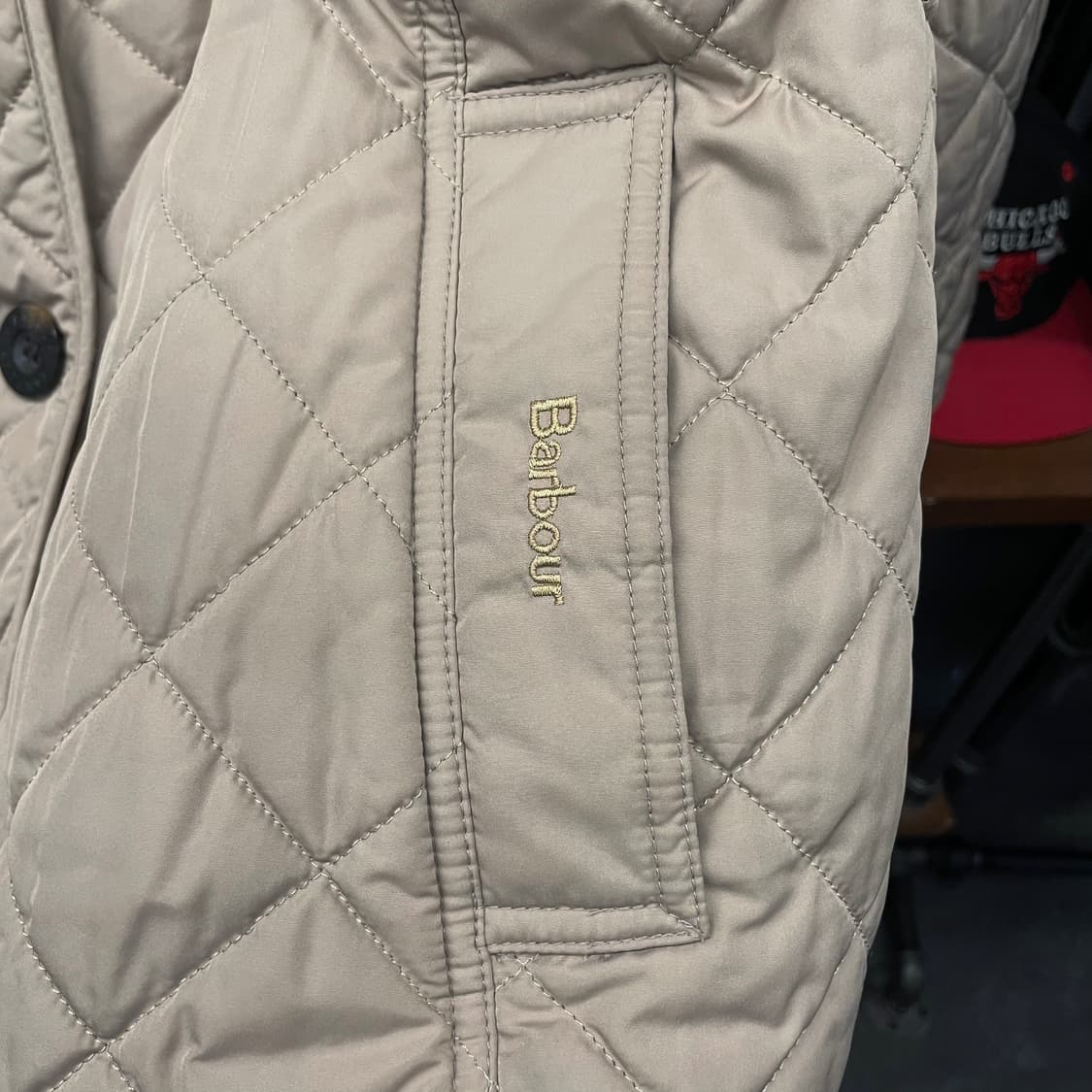 바버 TUMMEL 퀼트 버튼 투웨이 집업 자켓 인터네셔널 상품이미지6