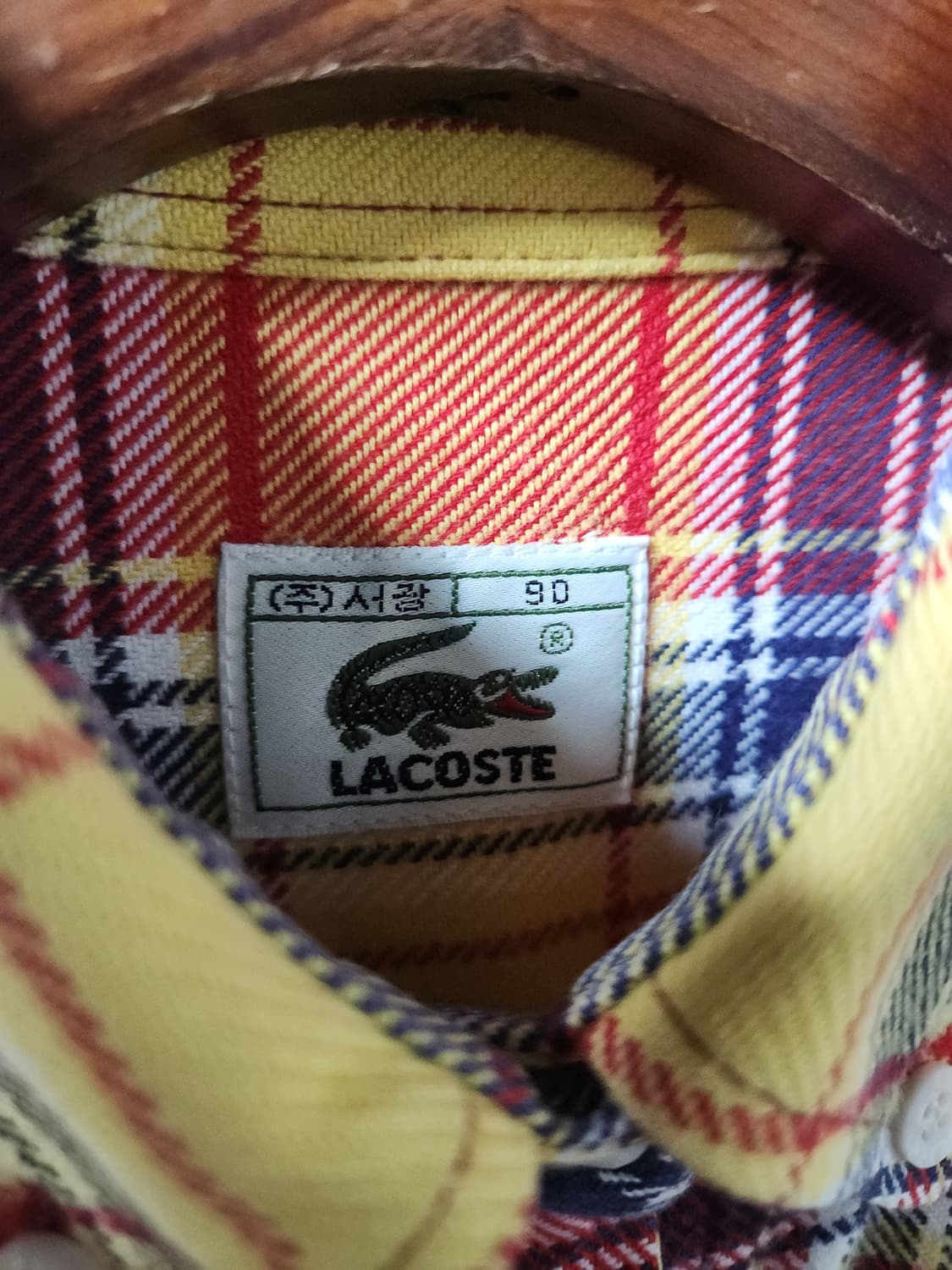 라코스테 여성 프란넬 셔츠 상품이미지4