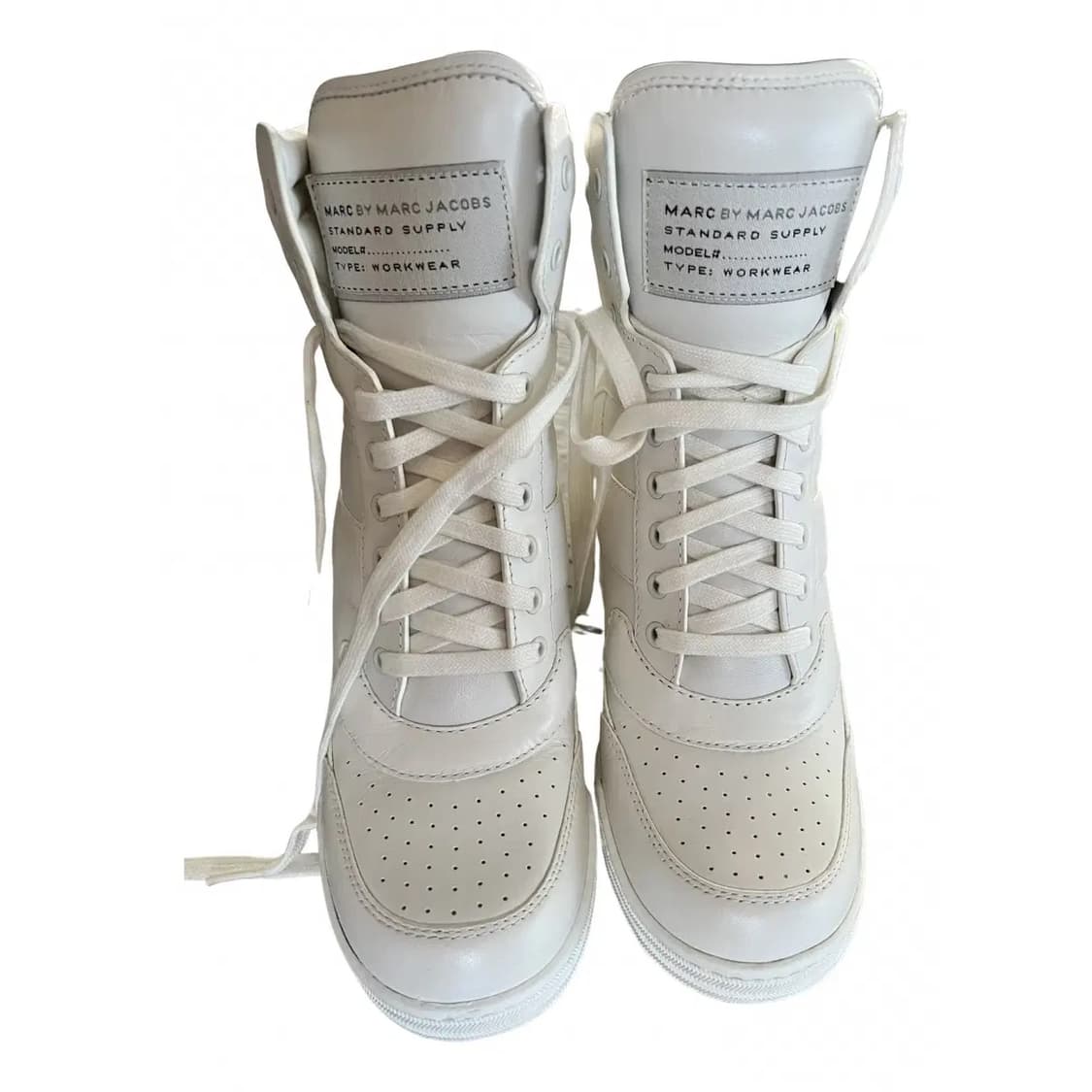 Marc Jacob’s 마크 제이콥스 화이트 하이탑 스니커즈 상품이미지1