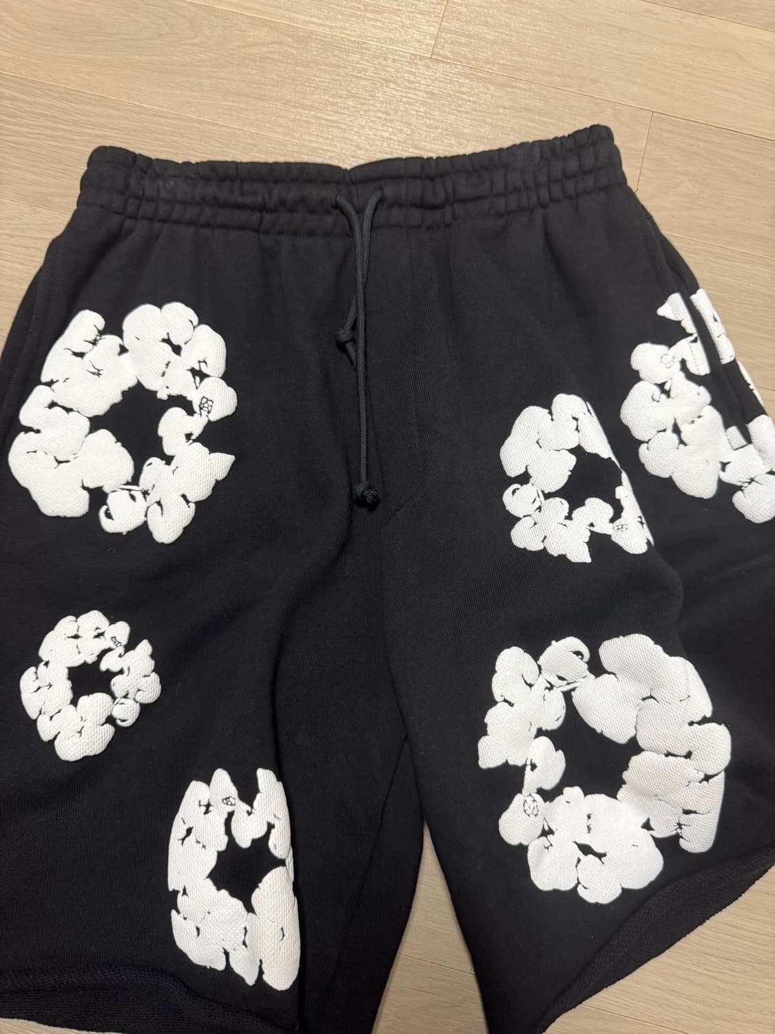 데님티어스 블랙 반바지 상품이미지1