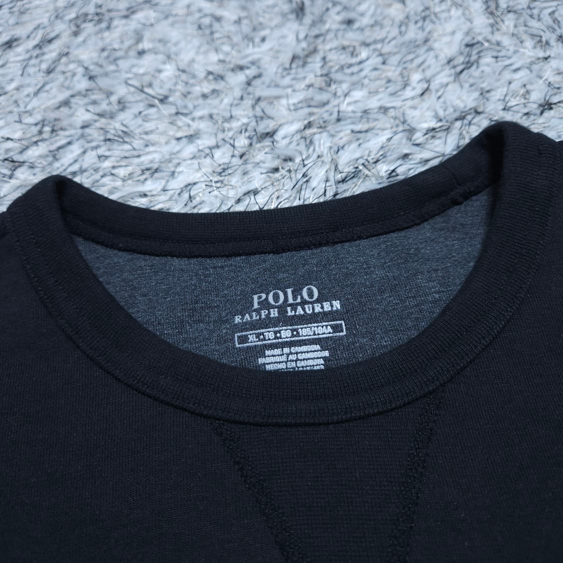폴로랄프로렌) XL 남자 블랙 스웨트셔츠 맨투맨 / 왕눈이샵 상품이미지8