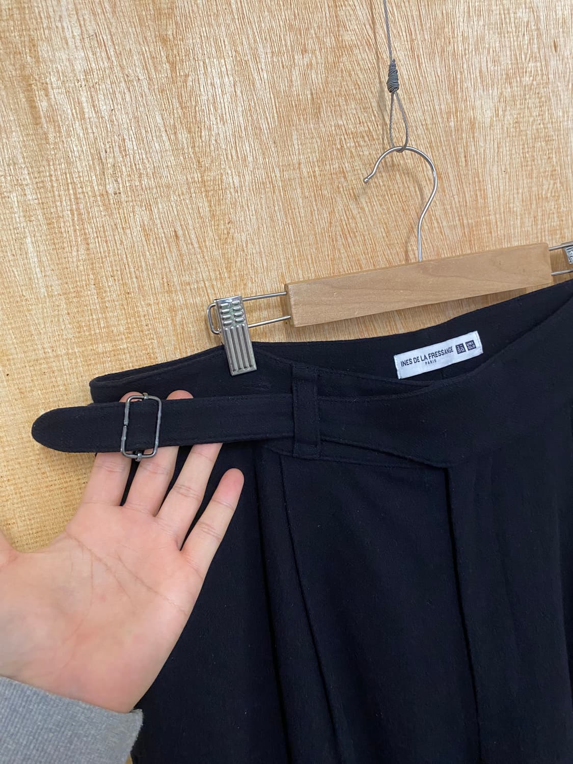 UNIQLO x INES DE LA FRESSANGE 울 구르카 팬츠 상품이미지5