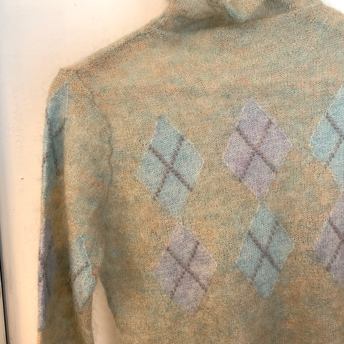 일본 빈티지 헤어리 목폴라 니트 상품이미지2