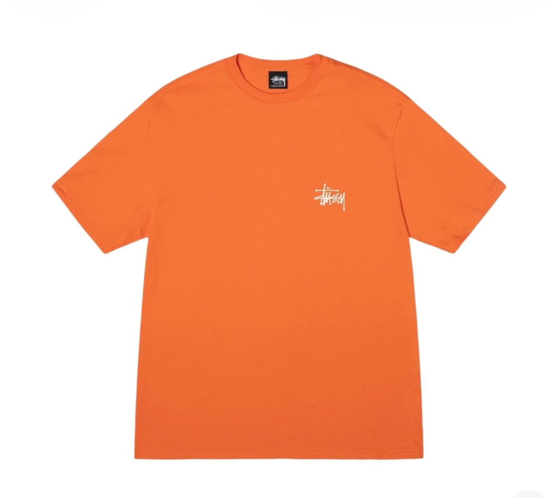 스투시 베이직 스투시 티셔츠 코랄 상품이미지1