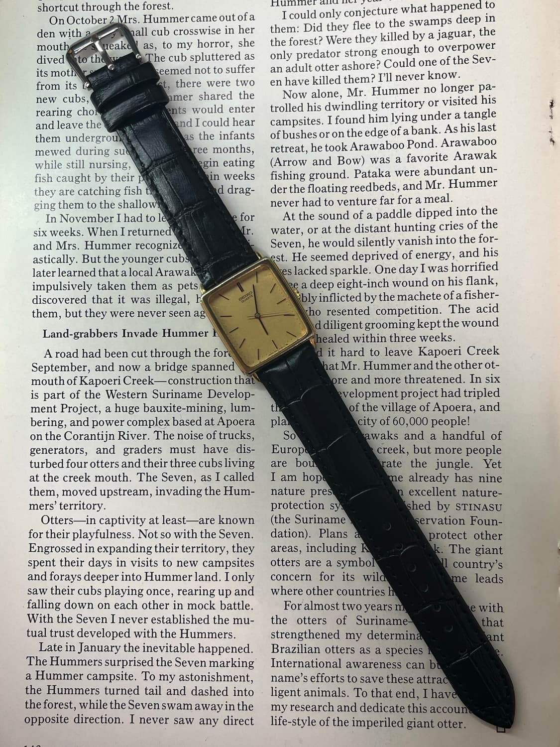  Vintage Seiko Quartz Tank Watch 상품이미지3