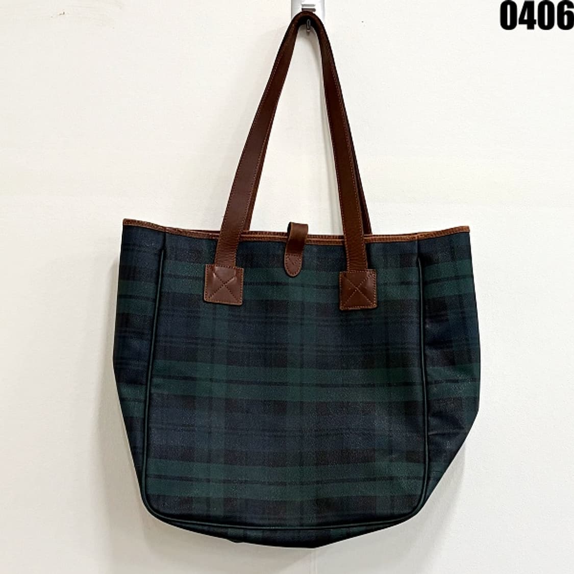 폴로 랄프로렌 체크 토트백 상품이미지8