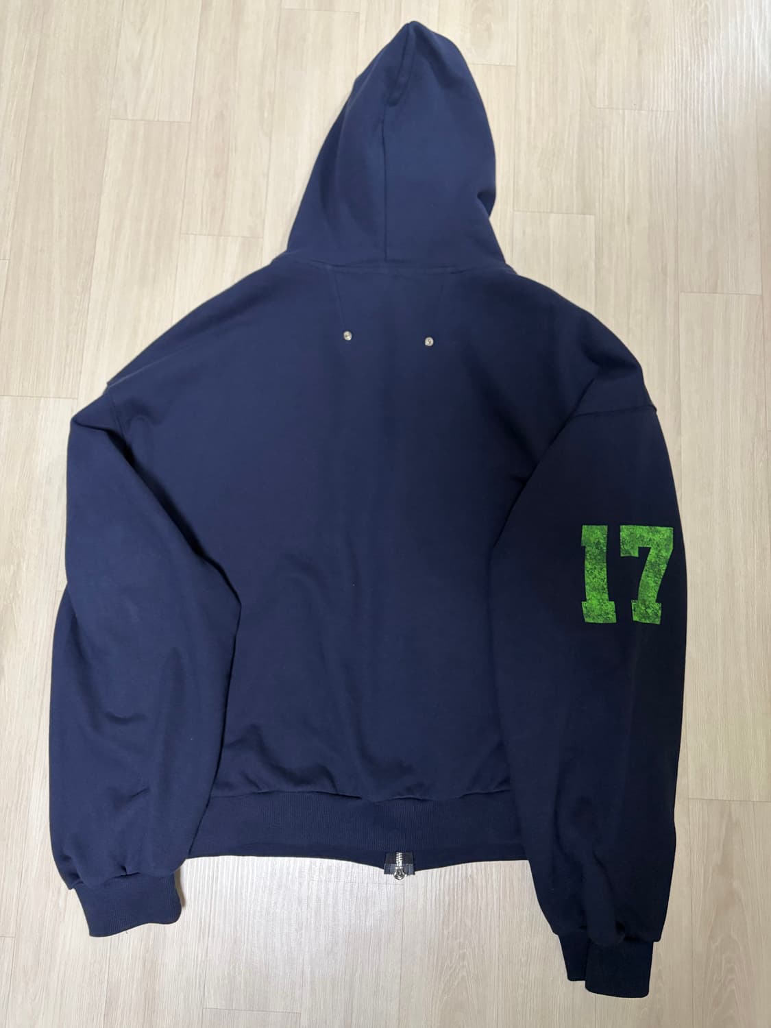 [2] 파코서플라이 폴링 앤젤 집업 후디 네이비 상품이미지2