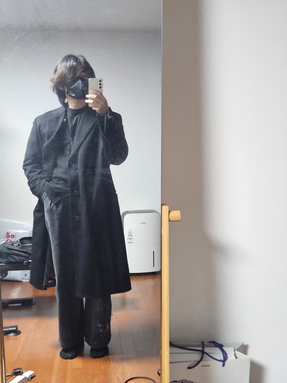 캐시미어 100% 싱글코트 상품이미지7